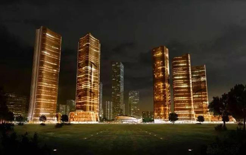 中航资本大厦夜景